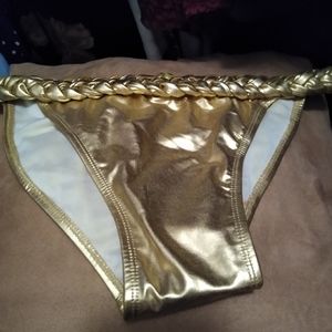 New Metallic Gold Swim bikini